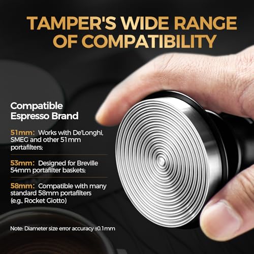 58.5mm Espresso Tamper