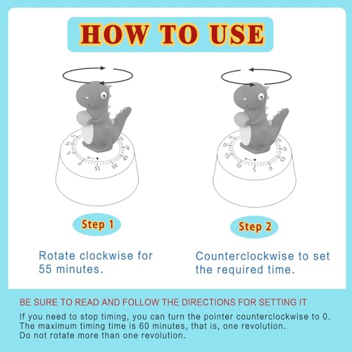 Mechanical Kitchen Timer for Kids