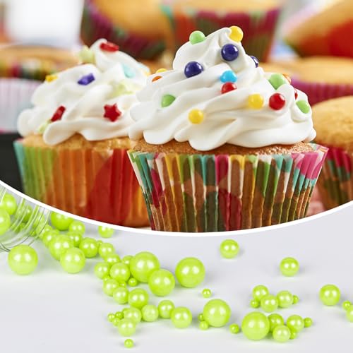 Green Sprinkles 130g (4.58 Ounce)
