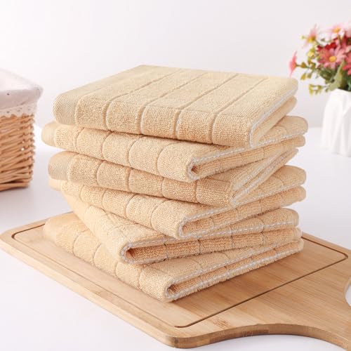 100% Cotton Terry Kitchen Dish Cloths (12 Count)