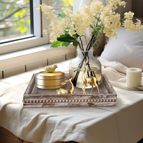 Square Wood Serving Tray