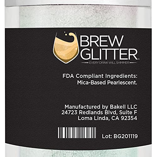 Blue Iridescent BREW GLITTER Edible Glitter For Drinks