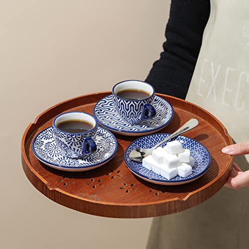 Ceramic 2 oz Espresso Cups (6 Count)