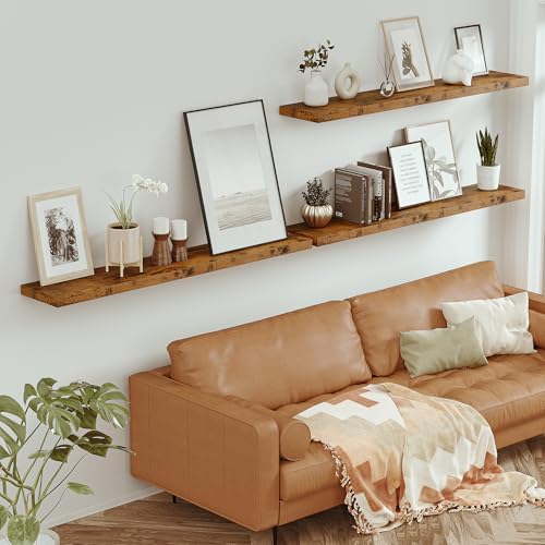 Deep Floating Shelves 55x10” Set of 1