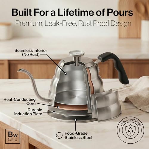 Gooseneck Kettle with Thermometer