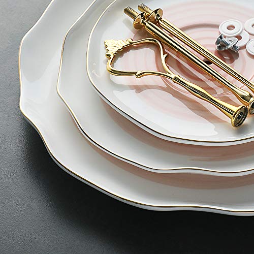 Sweejar 3 Tier Ceramic Cake Stand