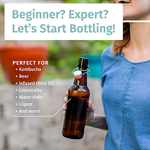 Swing Top Glass Bottles (6 Count)