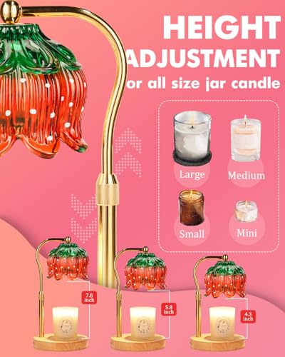 Flower Candle Warmer Lamp with Timer