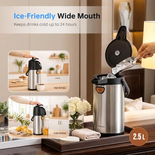 Airpot Coffee Dispenser Thermal with Pump
