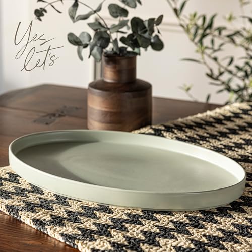 Over&Back Stackable Stoneware Serving Platter