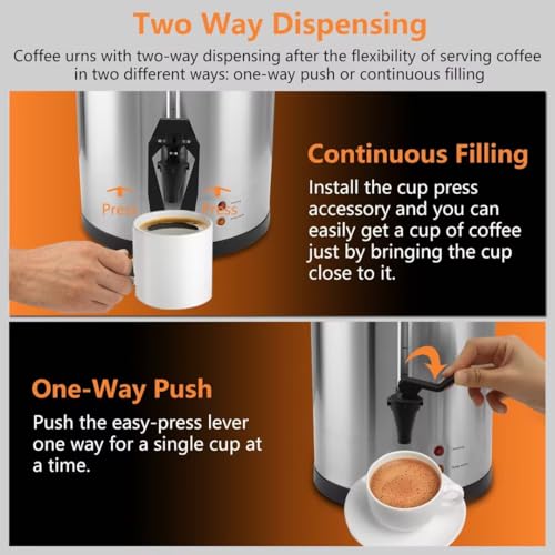 95 Cup 16L 4.23Gallon Commercial Coffee Urn