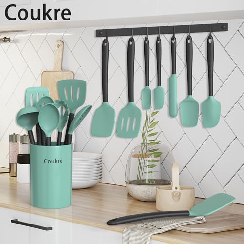 Silicone Kitchen Cooking Utensils Set (14 Count)