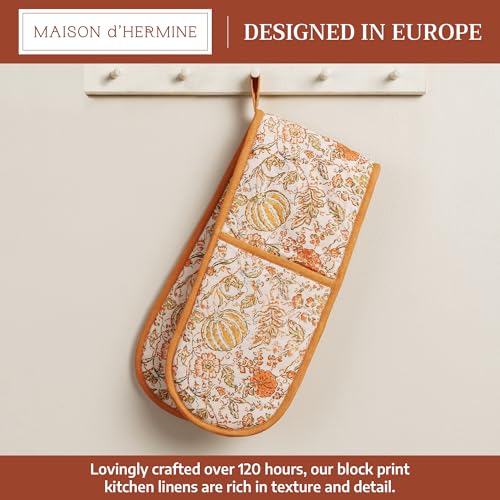 Double Oven Mitts 100% Cotton Double Oven Glove