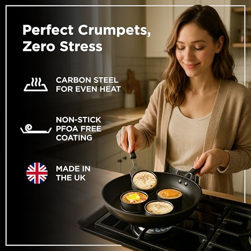 Crumpet Rings Nonstick 3.5 inch (6 Count)