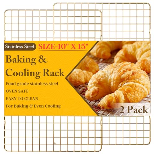 2 Pack Cooling Racks for Cooking and Baking