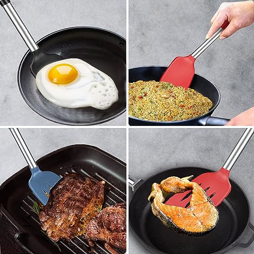 Silicone Spatula and Cooking Spoon (5 Count)