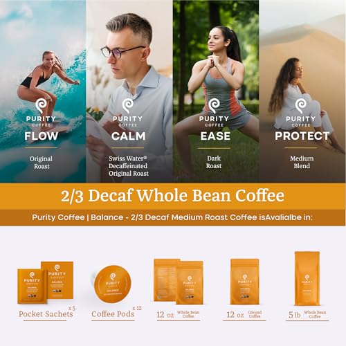 BALANCE 2 3 Decaf Medium Roast Ground (12 Ounce)