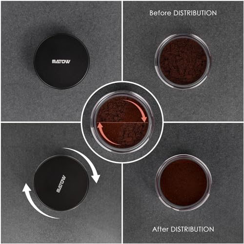58mm Dosing Funnel & Gravity Distributor for 58mm Portafilter