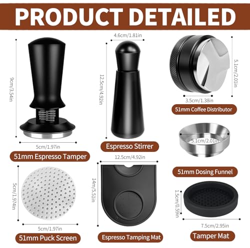 7pcs Espresso Accessories