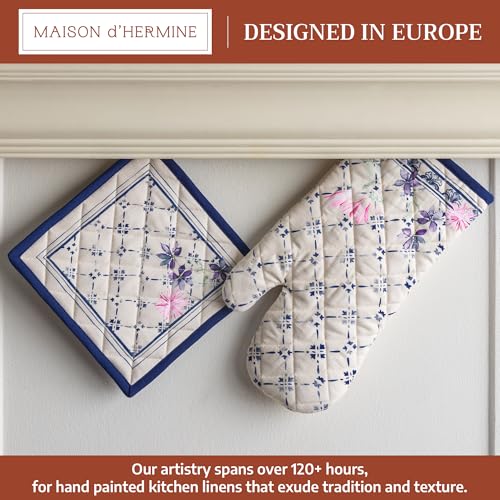 100% Cotton Oven Mitt & Pot Holder Set