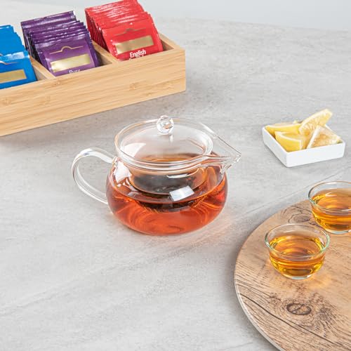 17 oz Round Professional Glass Teapot