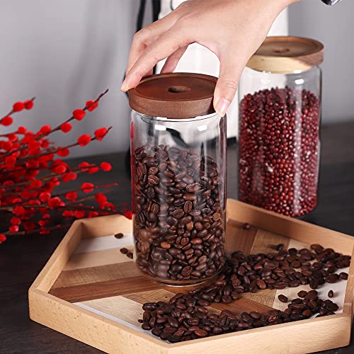 Borosilicate Glass Kitchen Jars (2 Count)