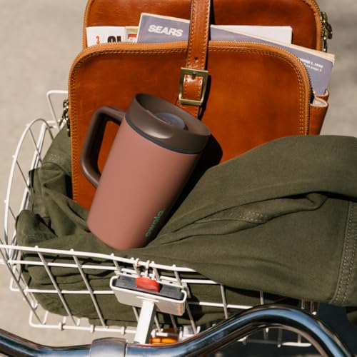 SmoothSip Slider Stainless Steel Insulated Travel Mug with Handle