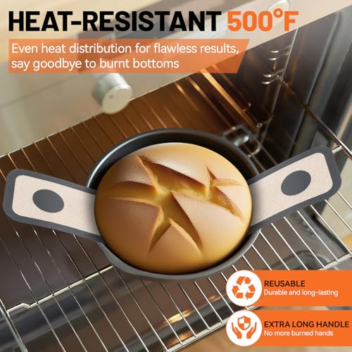 2 Pcs Silicone Bread Sling for Dutch Oven (2 Count)