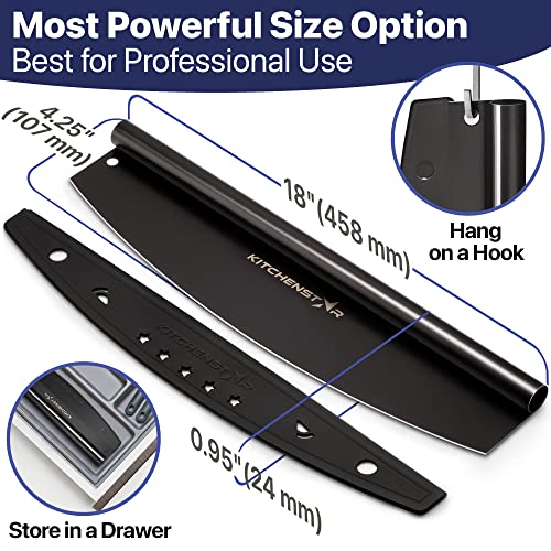 18 Inch Pizza Cutter Rocker Blade
