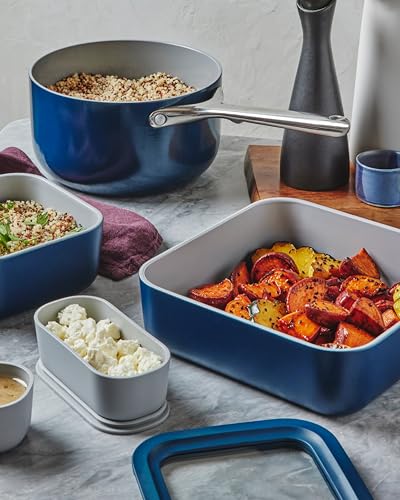 6 Piece Glass Food Storage Container Set (6 Count)