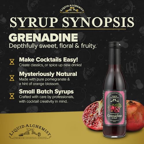 Grenadine Syrup for Cocktails (12.7 Fl Oz)