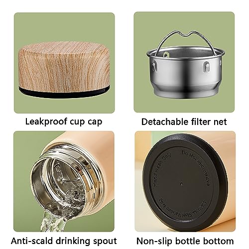 15oz Water Bottle Stainless Steel Thermos Flask