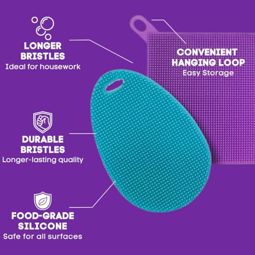 Silicone Dish Sponge Dish Scrubber