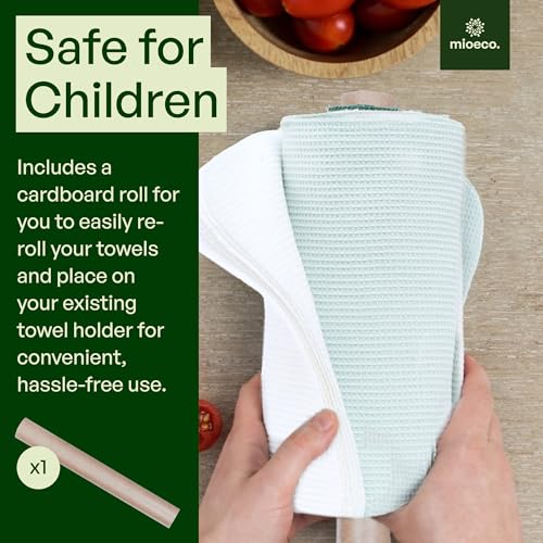 24 Pack Reusable Kitchen Paper Towels (24 Count)