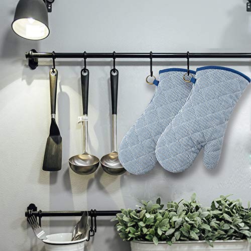 Yarn Dyed Oven Mitts 1 Pair