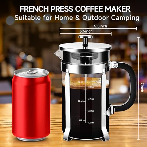 French Press Coffee Maker 304 Stainless Steel Coffee Press