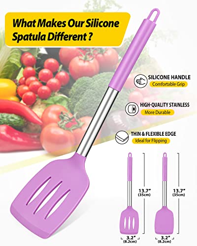 Pack of 2 Silicone Solid Turner (2 Count)
