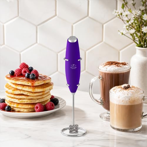 Powerful Milk Frother Wand With Duracell Batteries