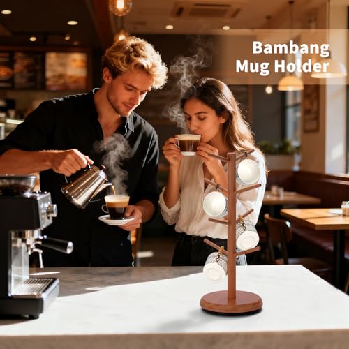 Mug Holder 360° Rotating Mug Tree Holds 8 Coffee Cups