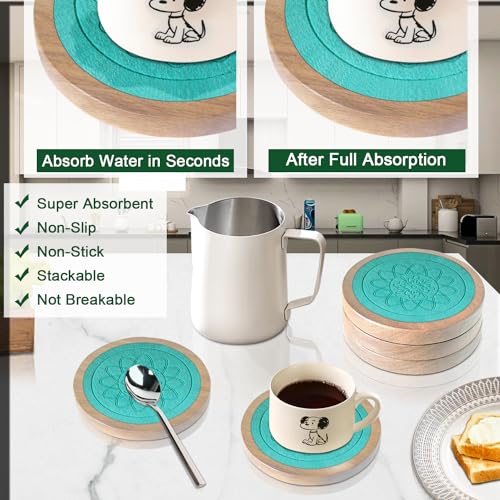 Wood Coasters for Drinks