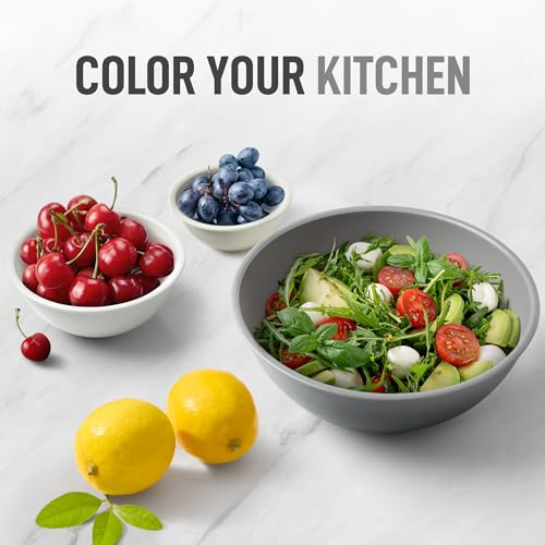 12 Piece Plastic Nesting Mixing Bowls with Lids