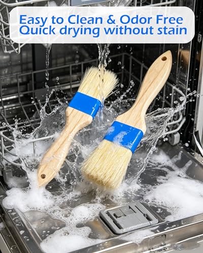 Natural Boar Bristle Pastry Brush (3 Count)