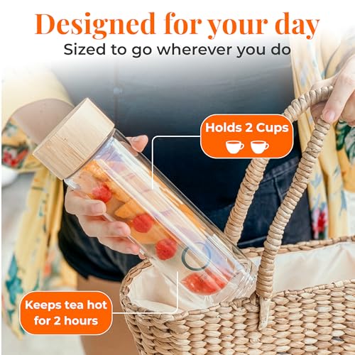 Glass Tea Infuser Bottle