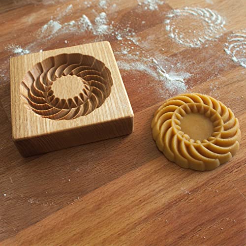 Wooden Cookie Biscuit Mold