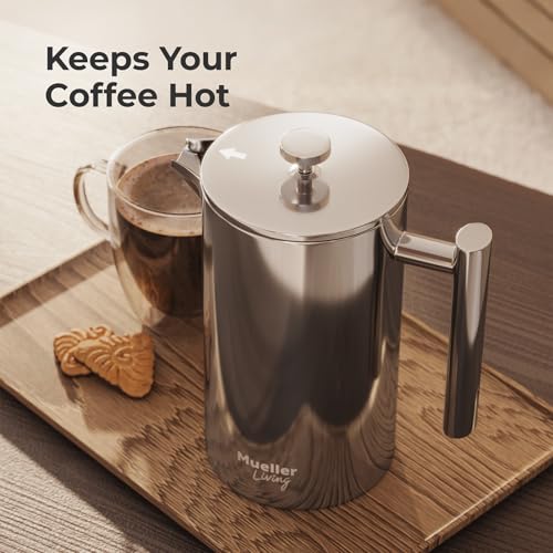 Living French Press Coffee Maker 34oz