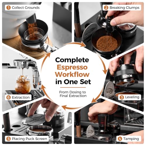 53MM Black Espresso Tool Set 8 IN 1