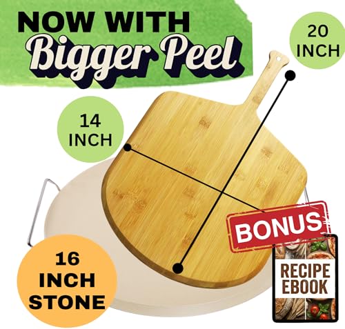 Large Pizza Stone for Oven 16 inch