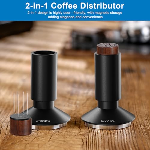 2-in-1 Espresso Tamper & WDT Tool, 58.35mm Spring Loaded