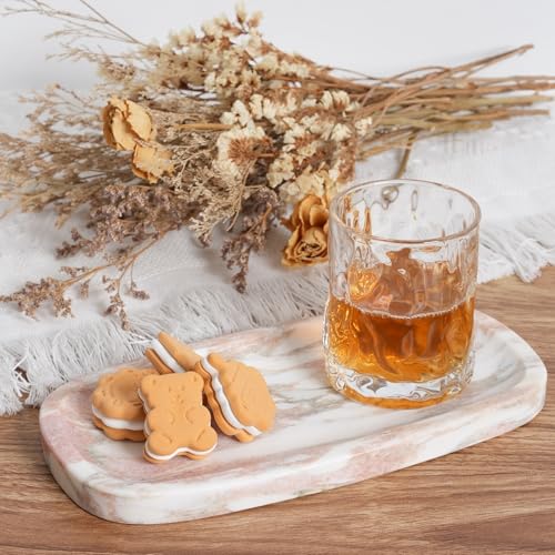 Natural Marble Tray for Bathroom Countertop