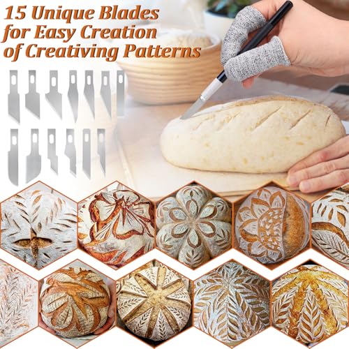 20Pcs Bread Lame Scribing Tool Kit (2 Count)